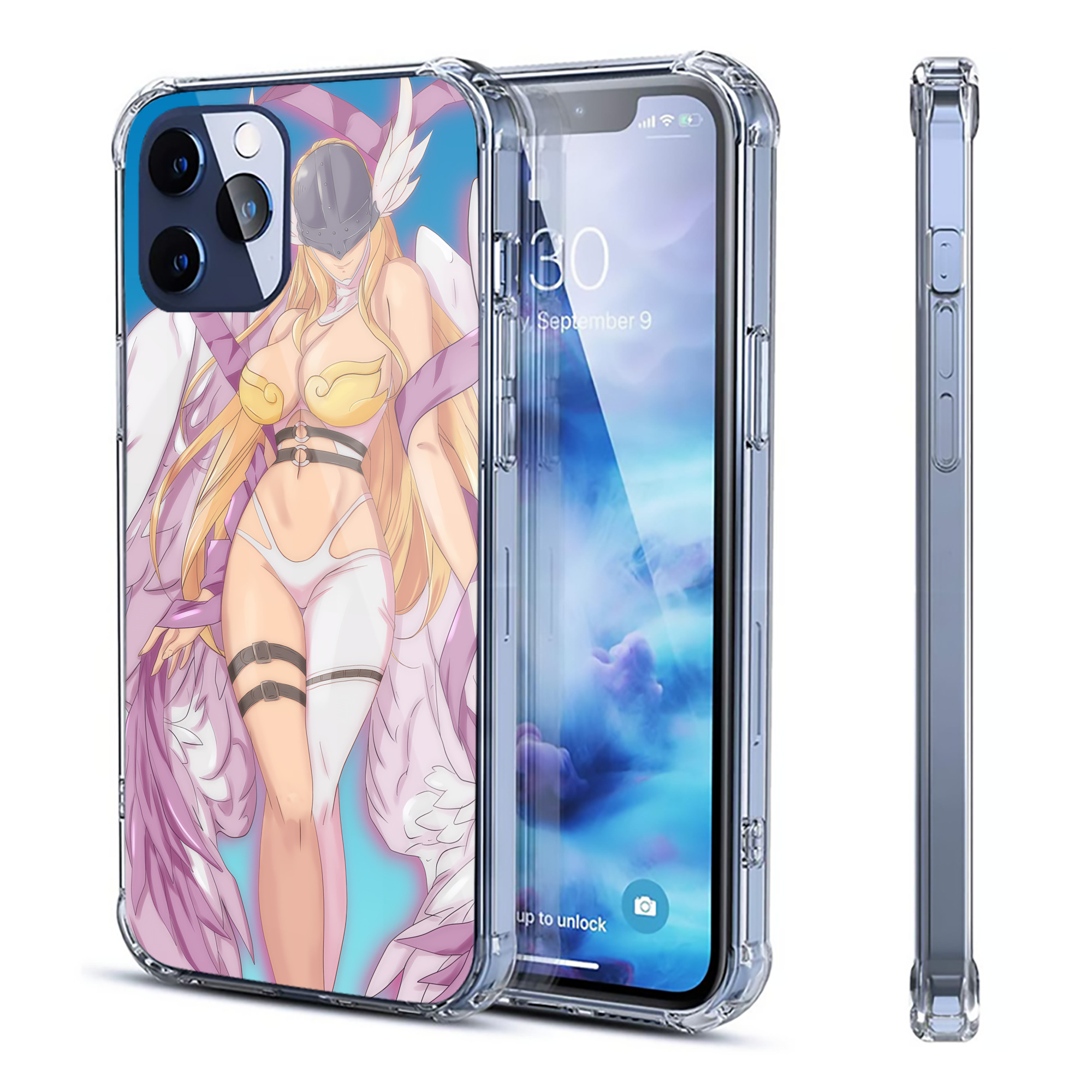 （画像用） Digimon デジタルモンスター/デジモン 【iPhone 12シリーズ対応】透明スマホケース（クリアソフトケース）